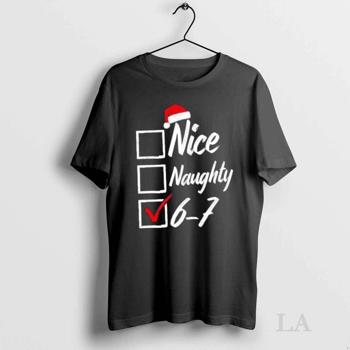 Original 6 7 Meme Nice Naughty 67 Christmas Brain Rot