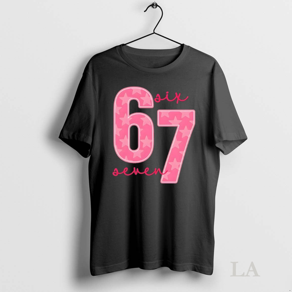 Original 6 7 Pink Script
