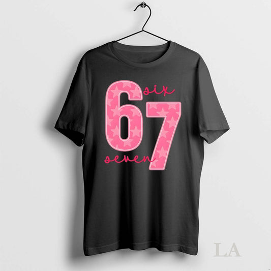 Original 6 7 Pink Script