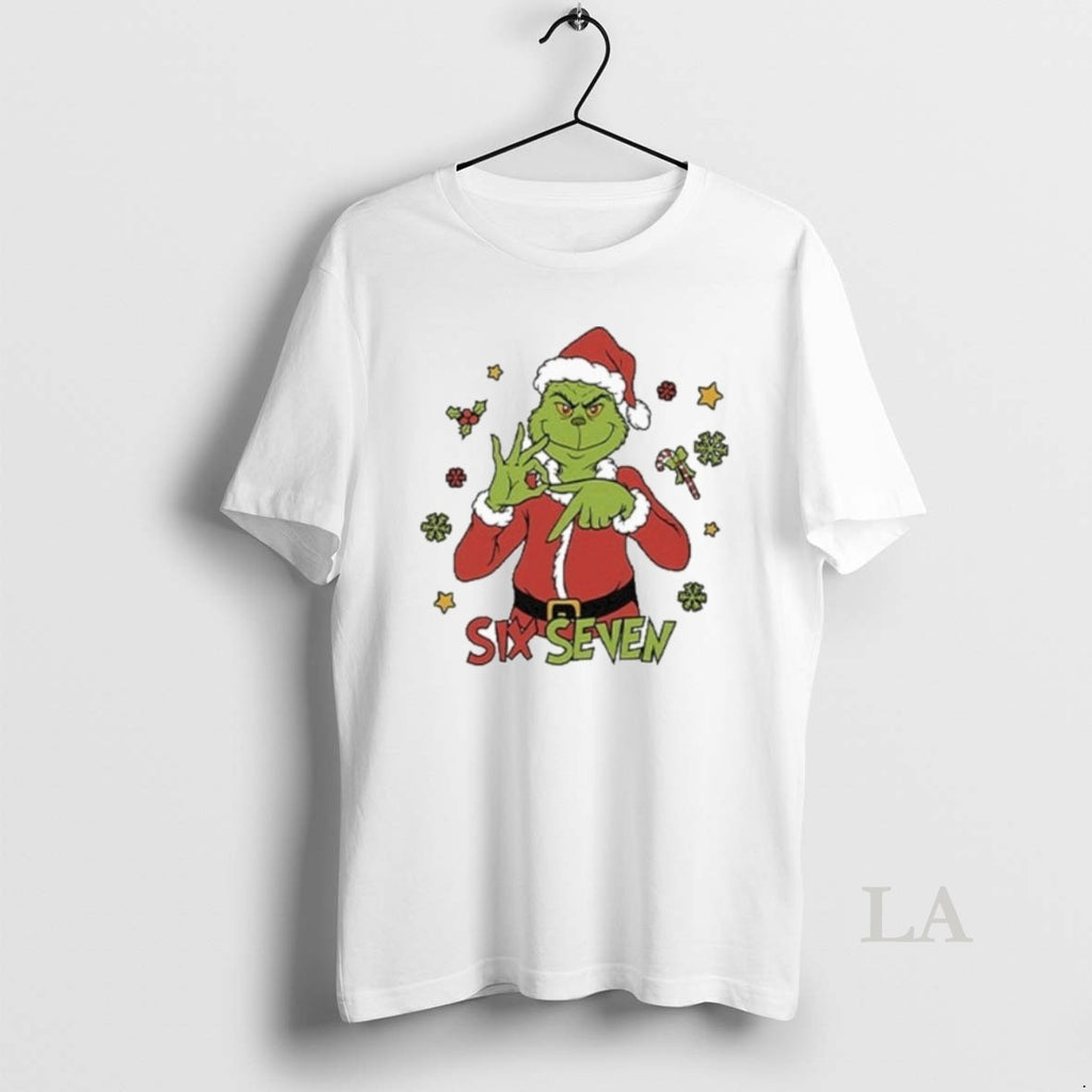 Original 6 7 Six Seven Meme Grinch Christmas