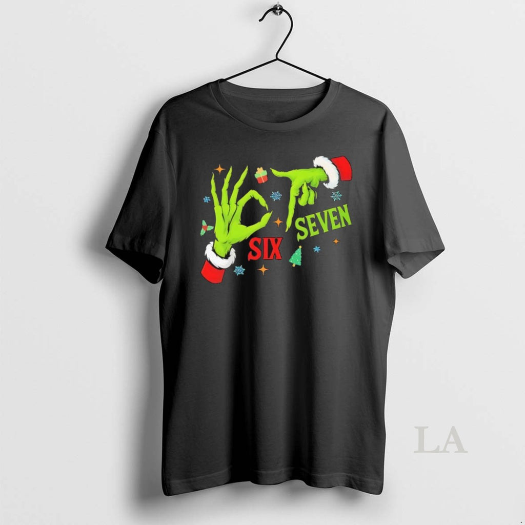Original 6 7 Six Seven Grinch Hand Xmas Christmas