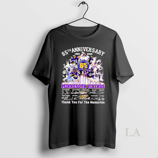 Original 65th Anniversary 1960 2025 Minnesota Vikings Team Players