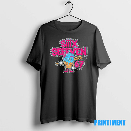 Official 67 Baseball Player Ice Cream Tee Sweater