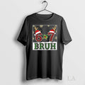 Original 67 Bruh Christmas Plaid Antlers Santa Hat Meme
