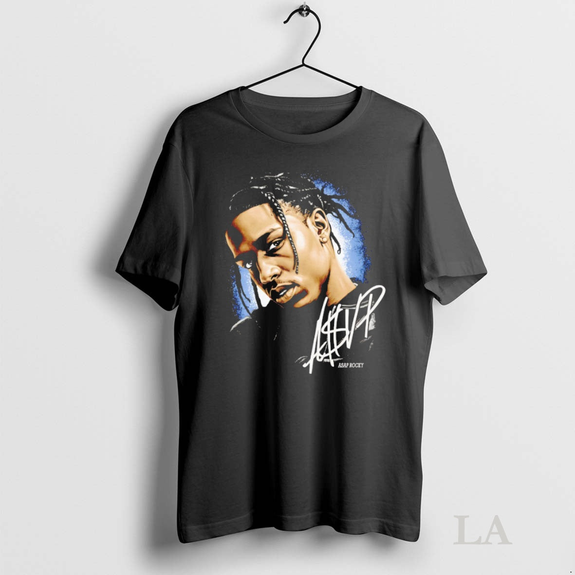 Original Asap Rocky Portrait Streetwear Hiphop Graphic