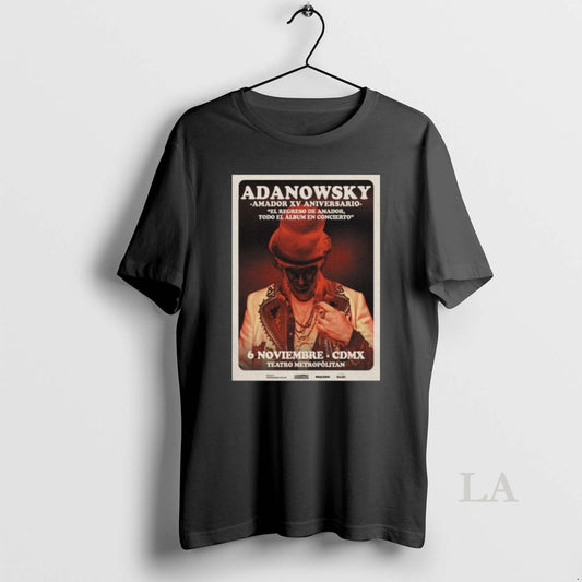 Original Adanowsky Cdmx Teatro Metropolitan November 6 2025 Long Sleve