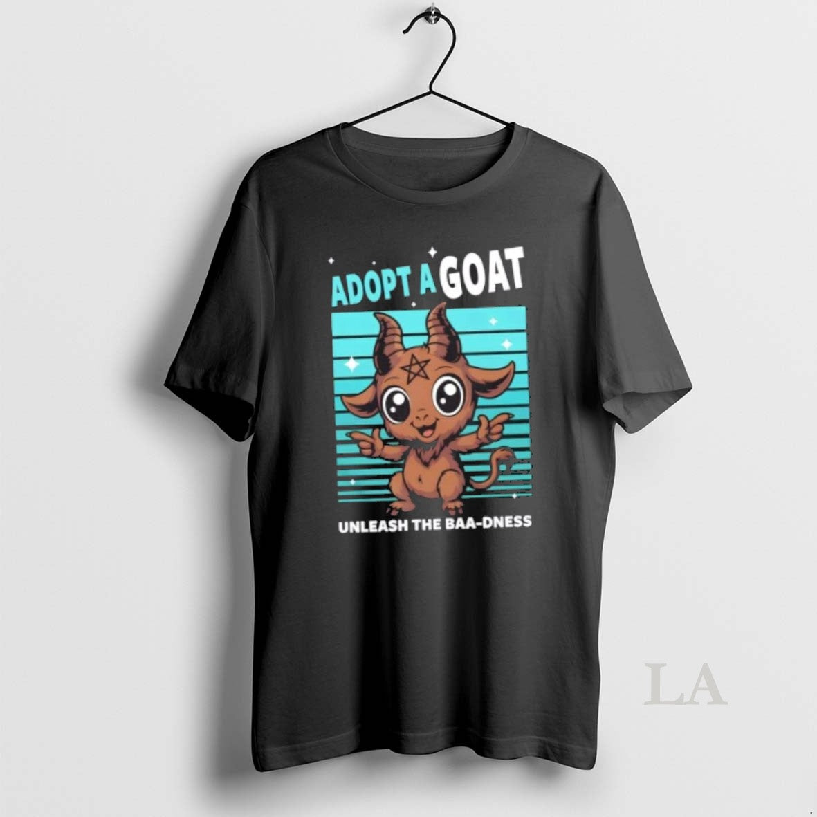 Original Adopt A Goat Cute Baphomet Occult
