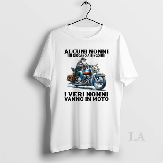 Original Alcuni Nonni Giocano A Bingo I Veri Nonni Vanno In Moto