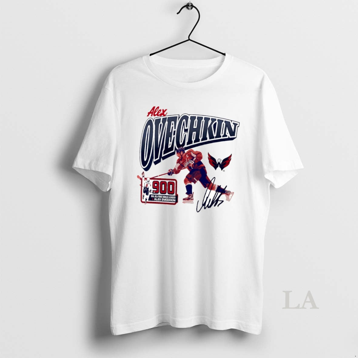 Original Alexander Ovechkin Washington Capitals 900th Career Goal Legacy Signature Circle