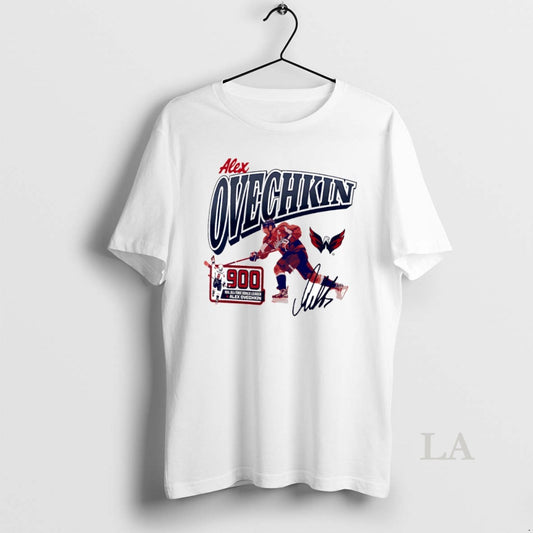 Original Alexander Ovechkin Washington Capitals 900th Career Goal Legacy Signature Circle