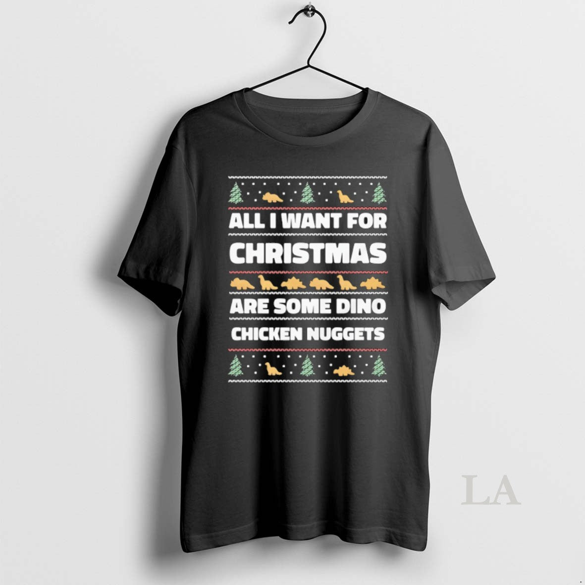 Original All I Want For Christmas Dino Nuggets Ugly