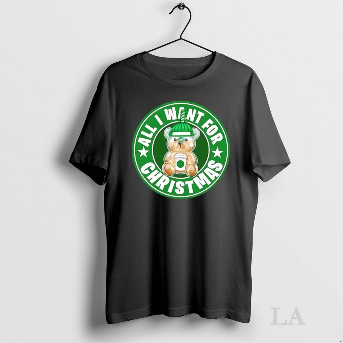 Original All I Want For Christmas Bear Logo