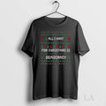 Original All I Want For Christmas Is Democracy Ugly Christmas Shrit