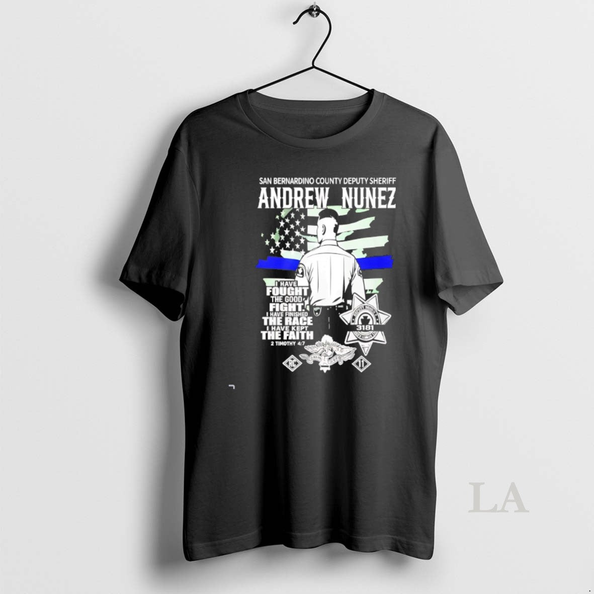 Original Andrew Nunez San Bernardino County Deputy Sheriff I Have Fought Good Fight