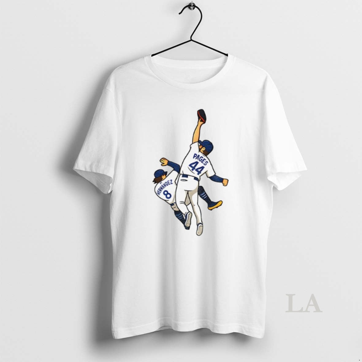 Original Andy Pages Catch Cartoon Dodgers World Series Game 7 Saving The Catch