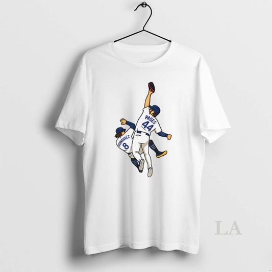 Original Andy Pages Catch Cartoon Dodgers World Series Game 7 Saving The Catch
