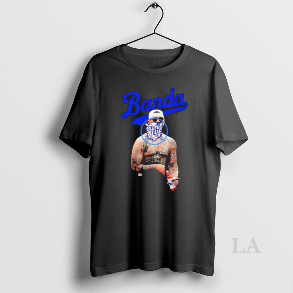 Original Anthony Banda Los Angeles Dodgers Bleeds Blue Designs