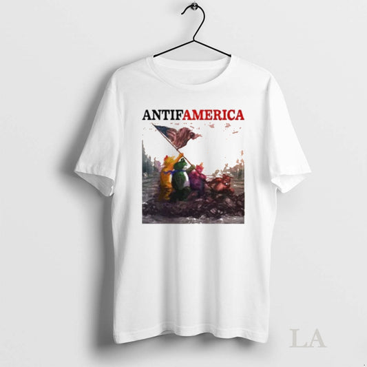 Original Antifamerica Portland Frog Tee Sweater