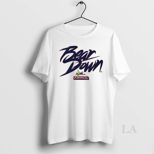 Original Arizona Wildcats Football Bear Down Cactus Logo