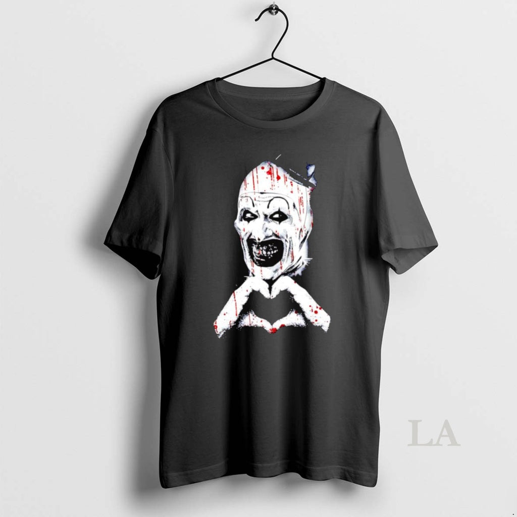 Original Art The Clown Creepy Heart Hands Graphic