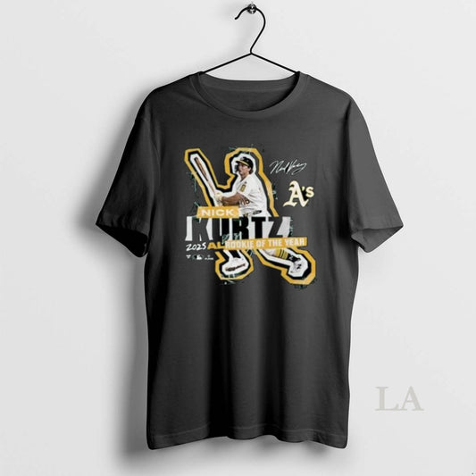 Original Athletics Nick Kurtz 2025 American League Rookie Of The Year