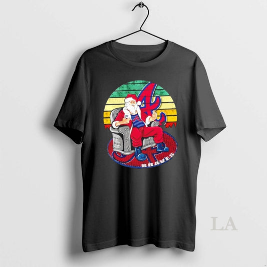 Original Atlanta Braves X Santa Claus Christmas Vintage