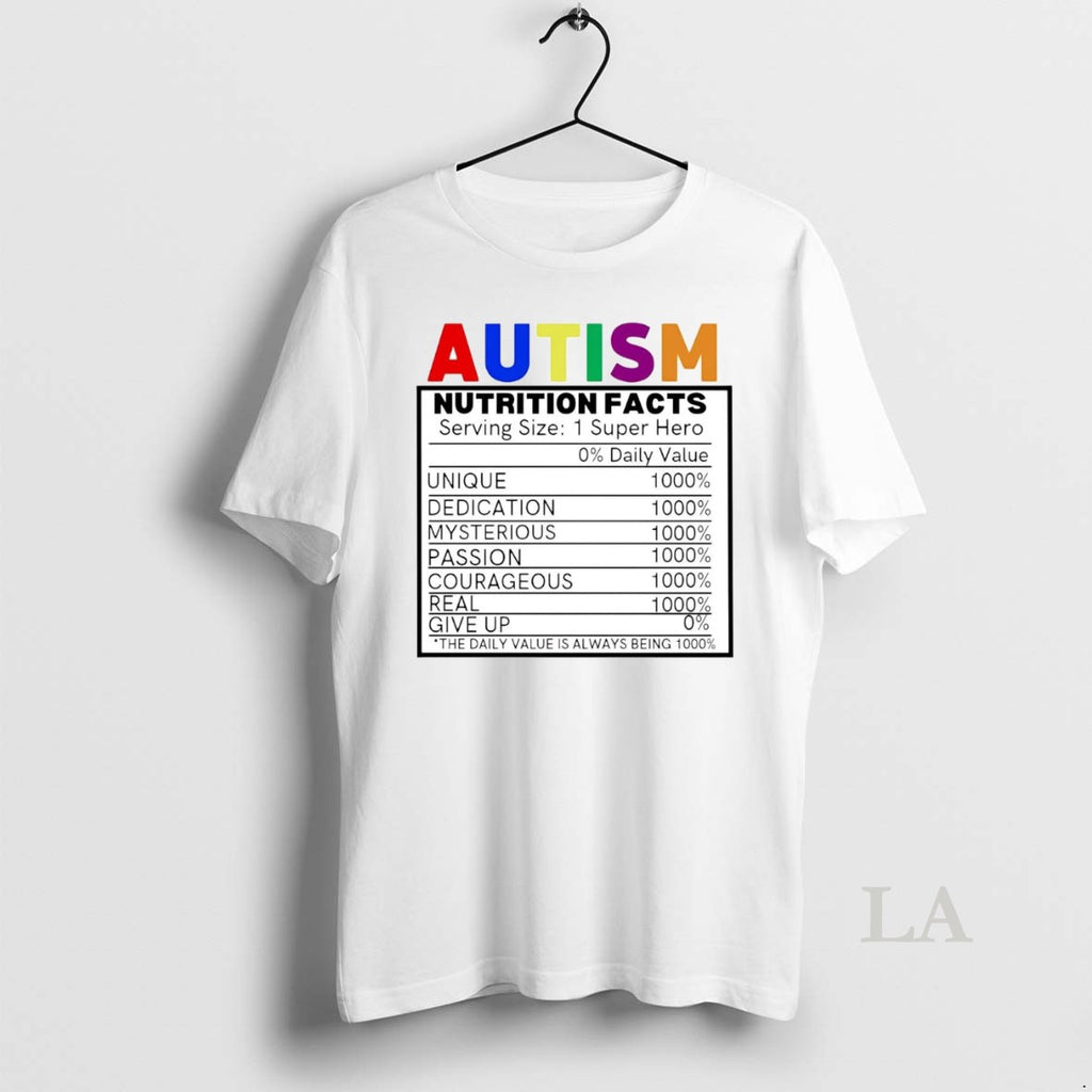Original Autism Nutrition Facts