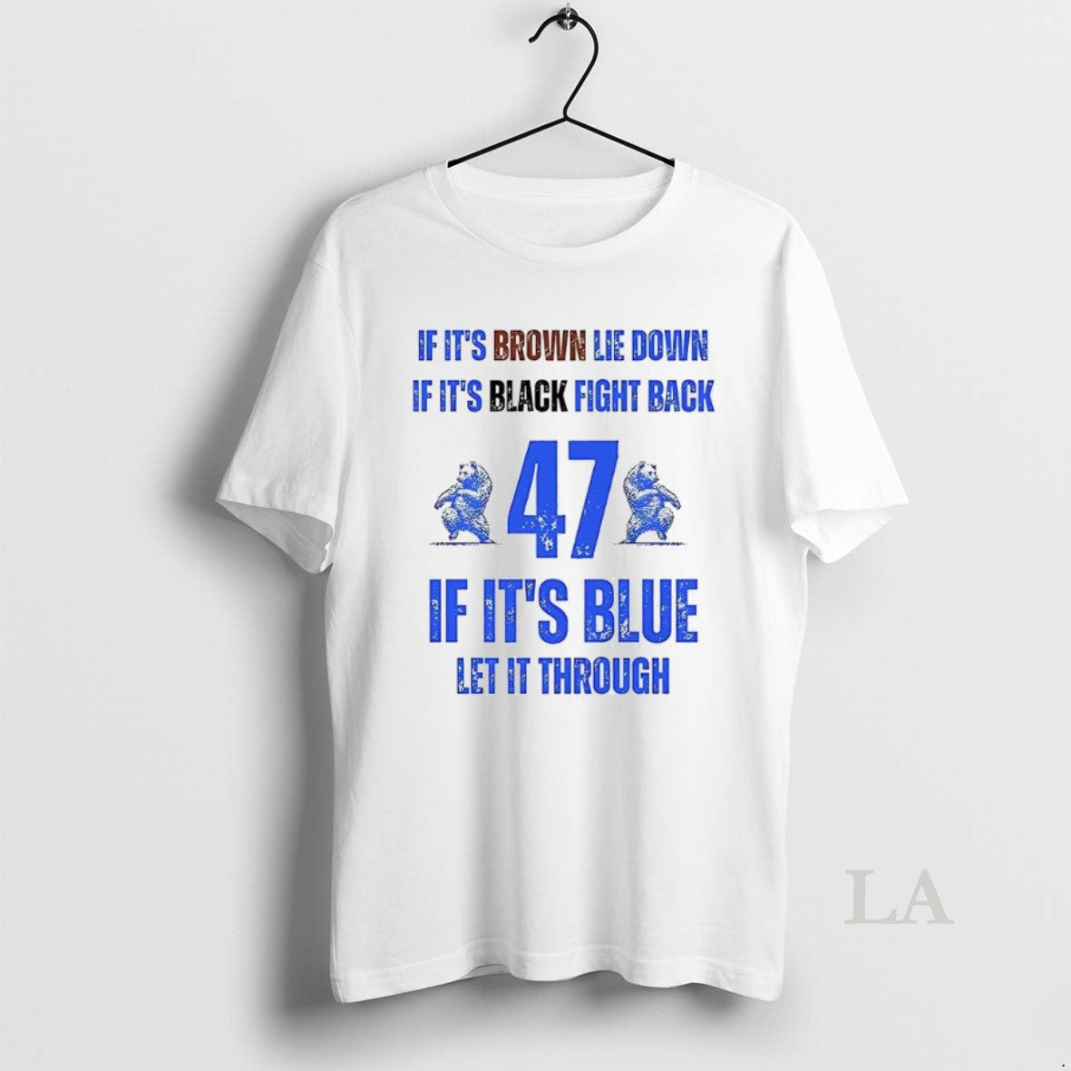 Original Byu 47 If Its Brown Lie Down If Its Black Fight Back