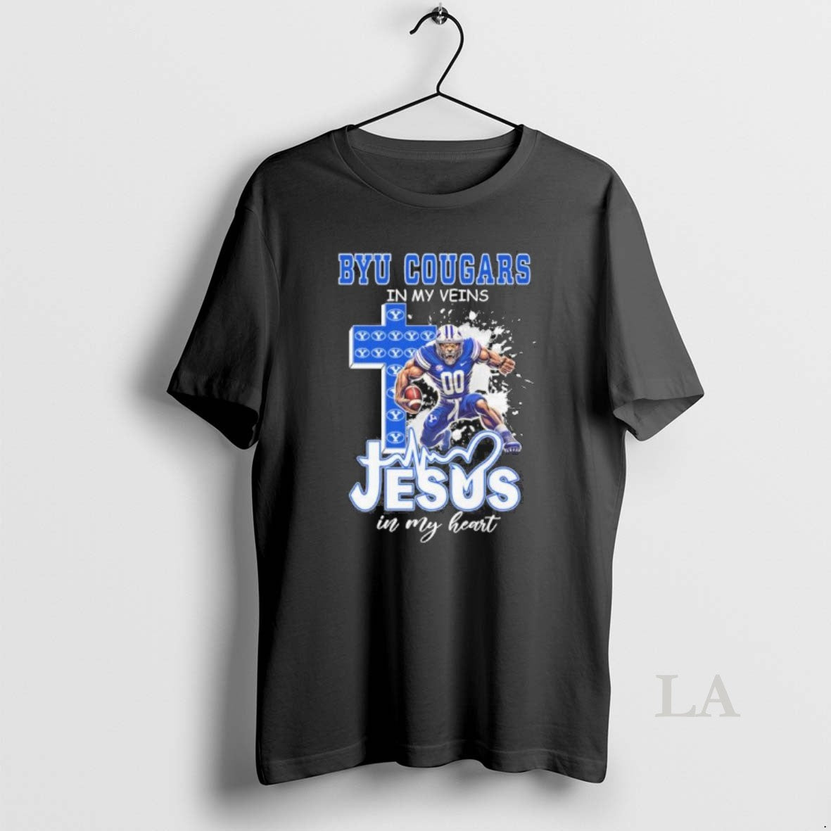Original Byu Cougars Football Mascot In My Veins Jesus In My Heart