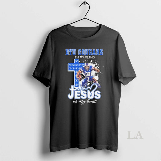 Original Byu Cougars Football Mascot In My Veins Jesus In My Heart
