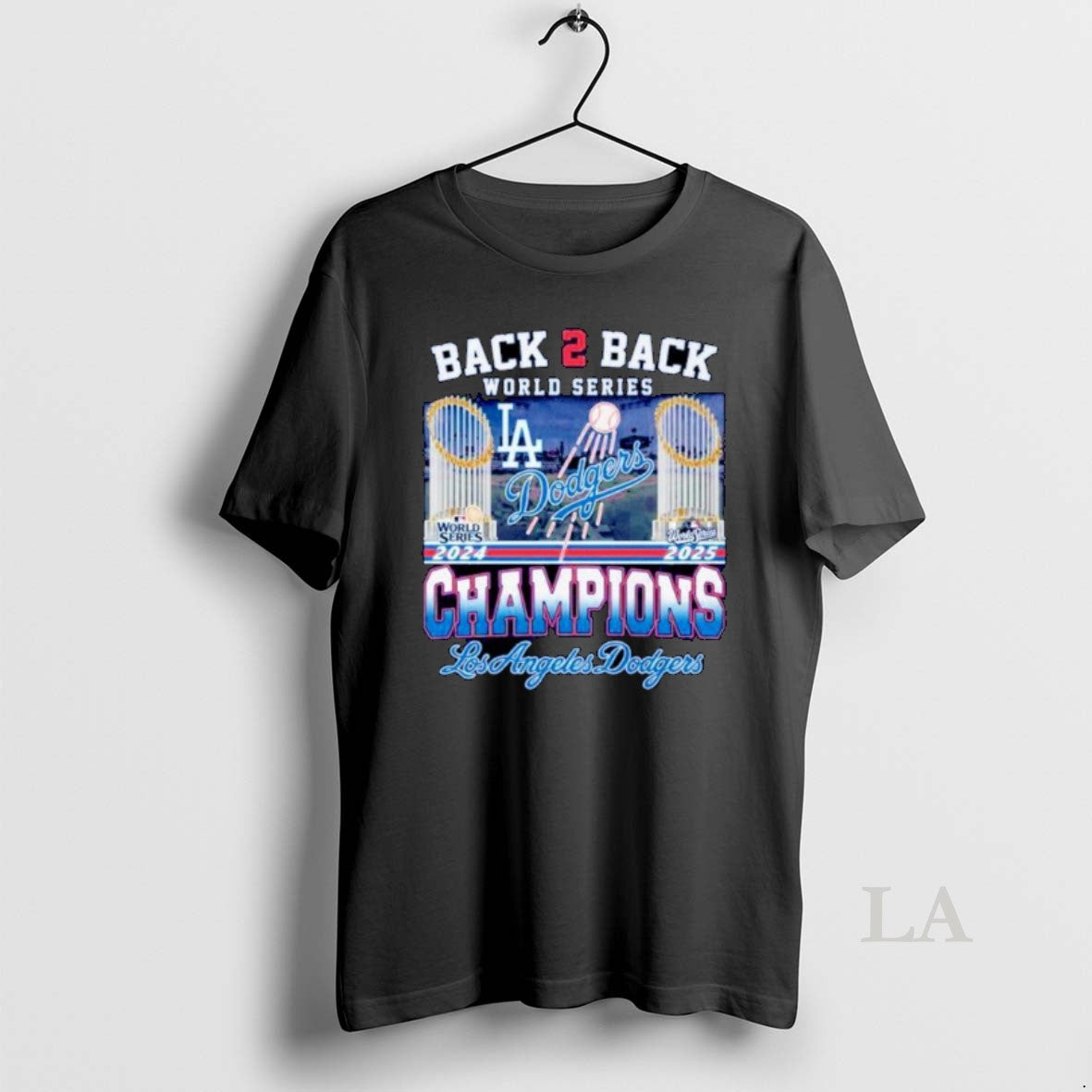 Original Back 2 Back World Series Champions 2024 2025 Los Angeles Dodgers Ornaments