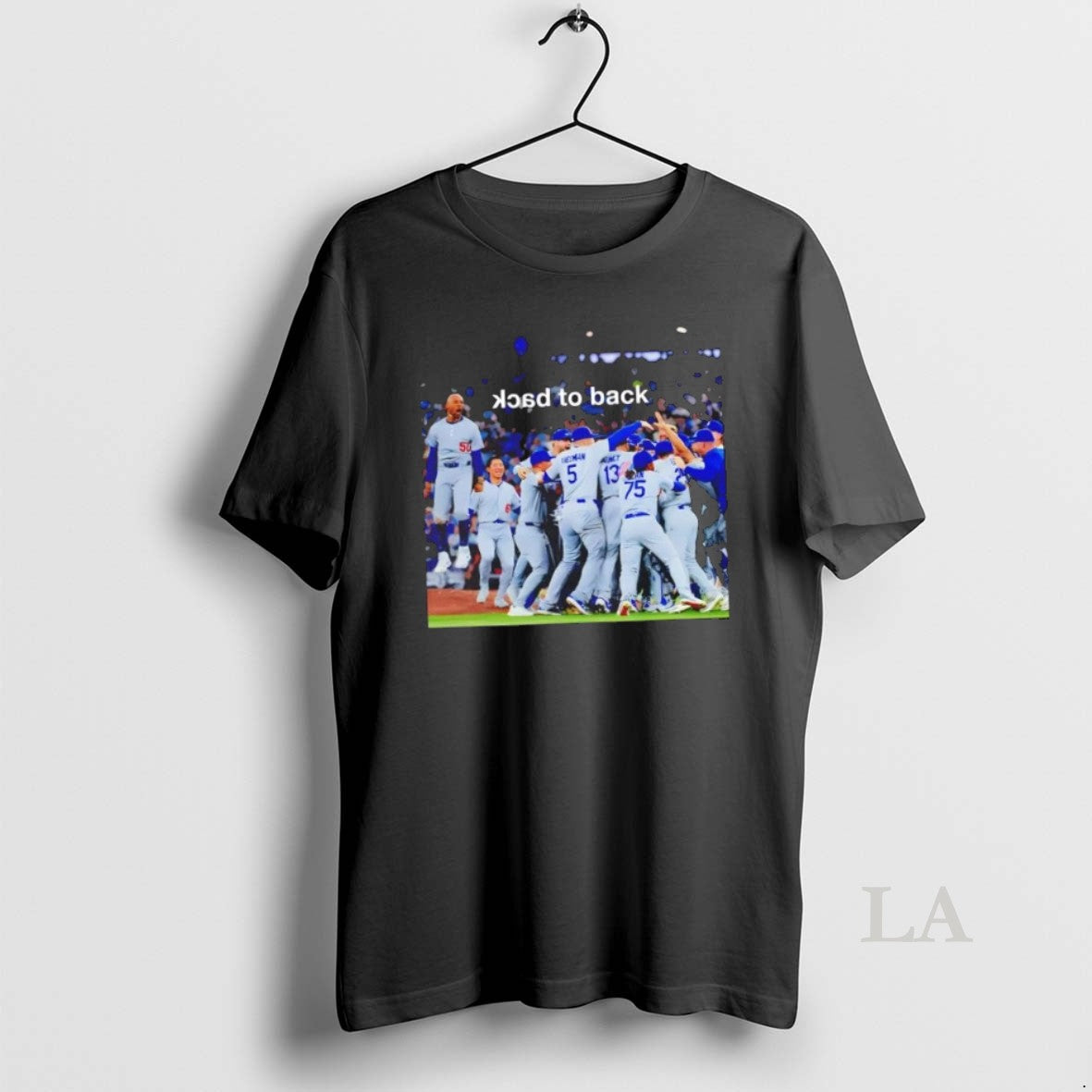 Original Back To Back Los Angeles Dodgers Champions Photo