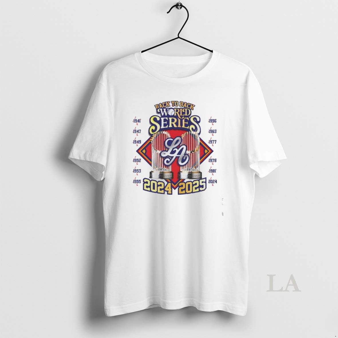 Original Back To Back World Series Champions 2025 La Dodgers Baseball