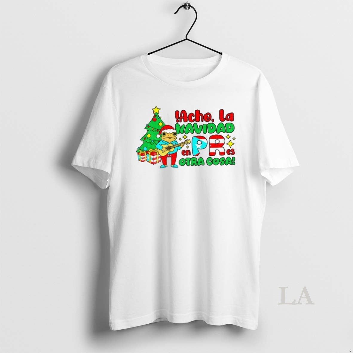 Original Bad Bunny Puerto Rican Acho La Navidad En Pr Es Otra Cosa Merry Christmas