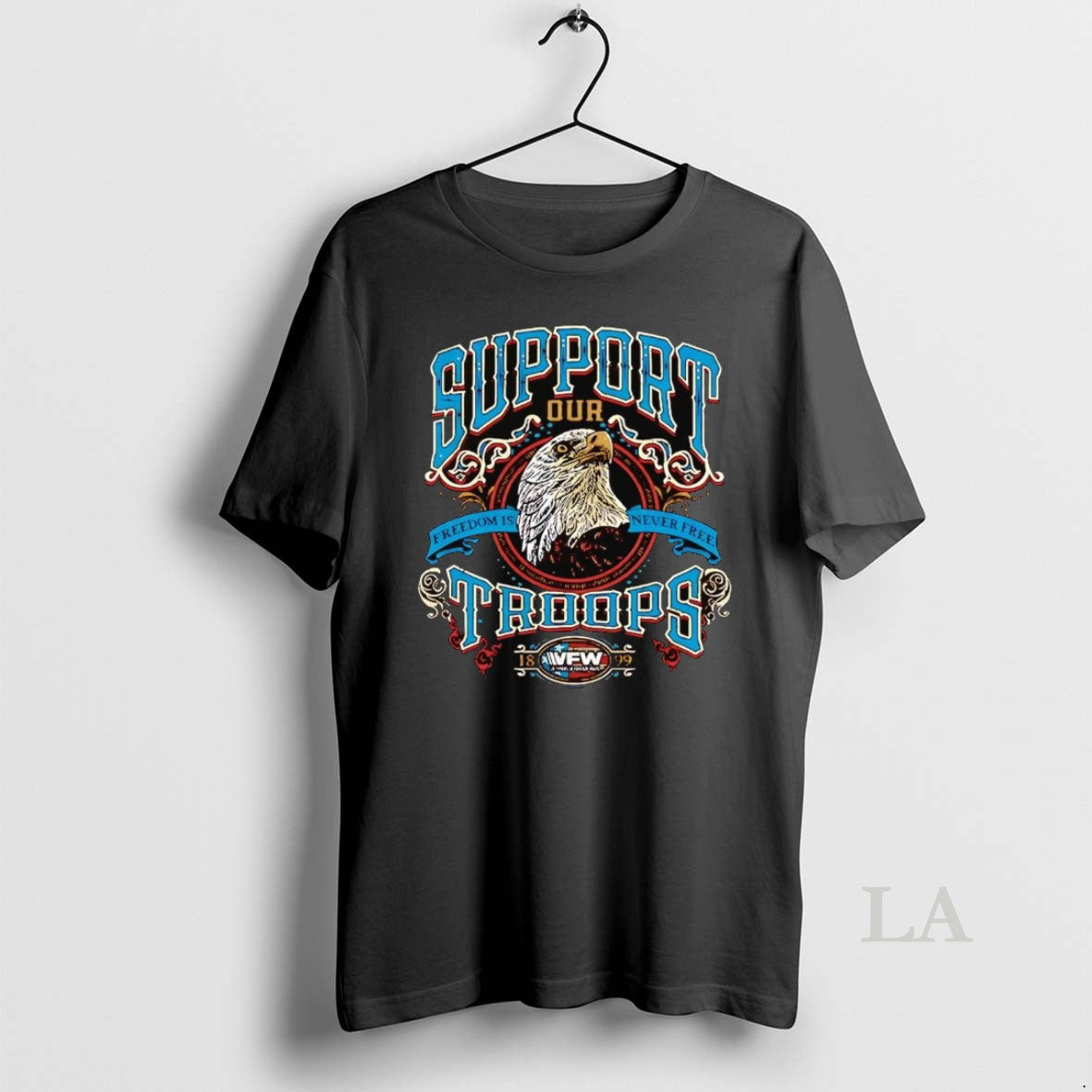Original Bald Eagle Support Our Troops Freedom Is Never Free