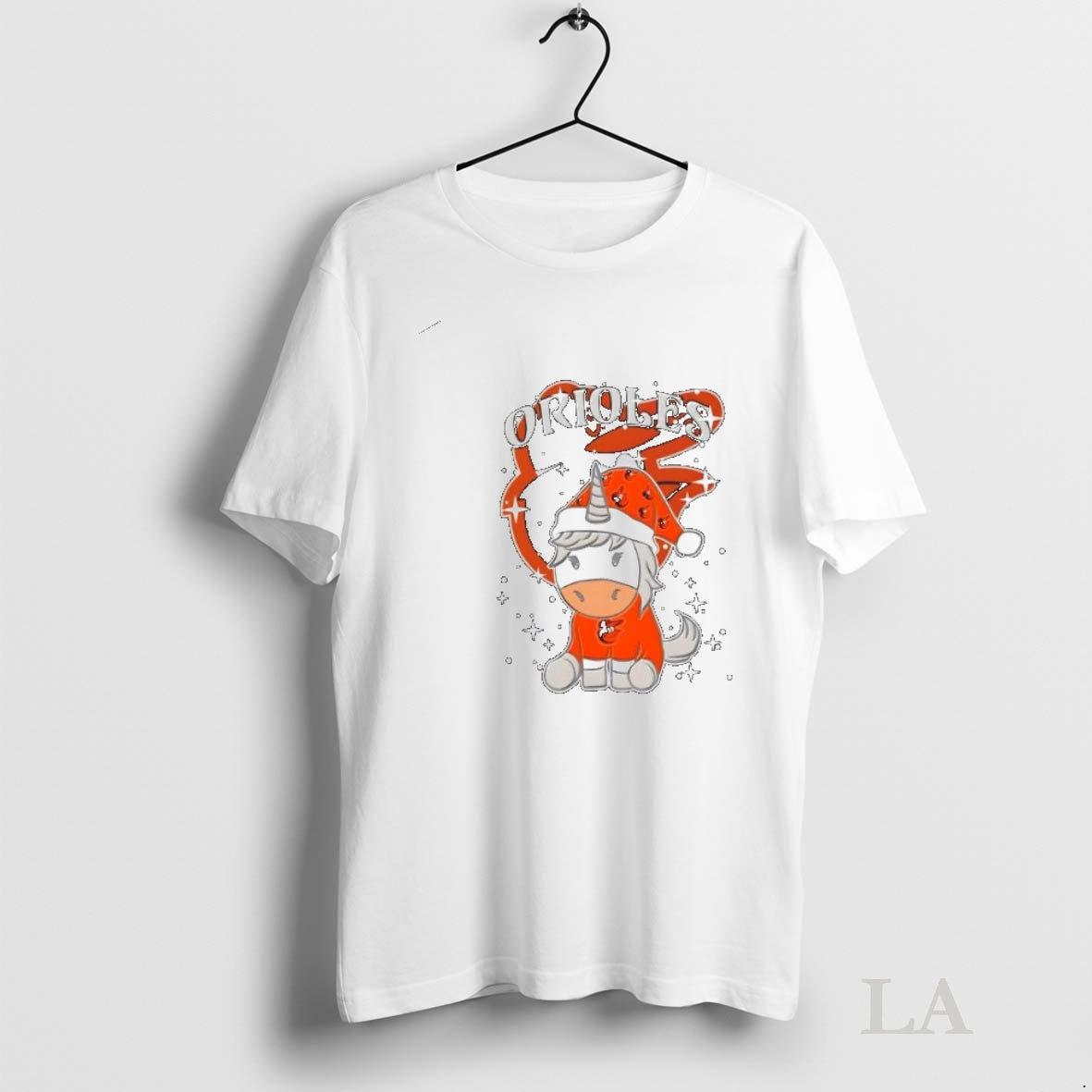 Original Baltimore Orioles Baseball X Unicorn Merry Christmas