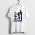 Original Barry Sanders Blue Detroit Lions Football Caricature Retired Player
