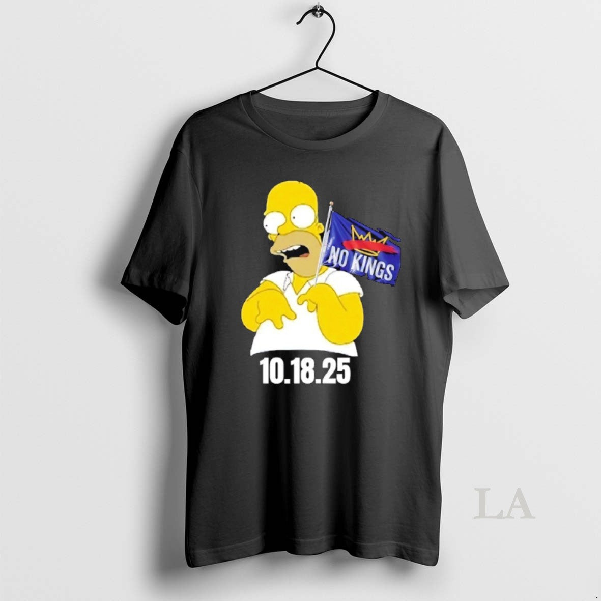 Original Bart No Kings Flag 10 18 2025 Cartoon
