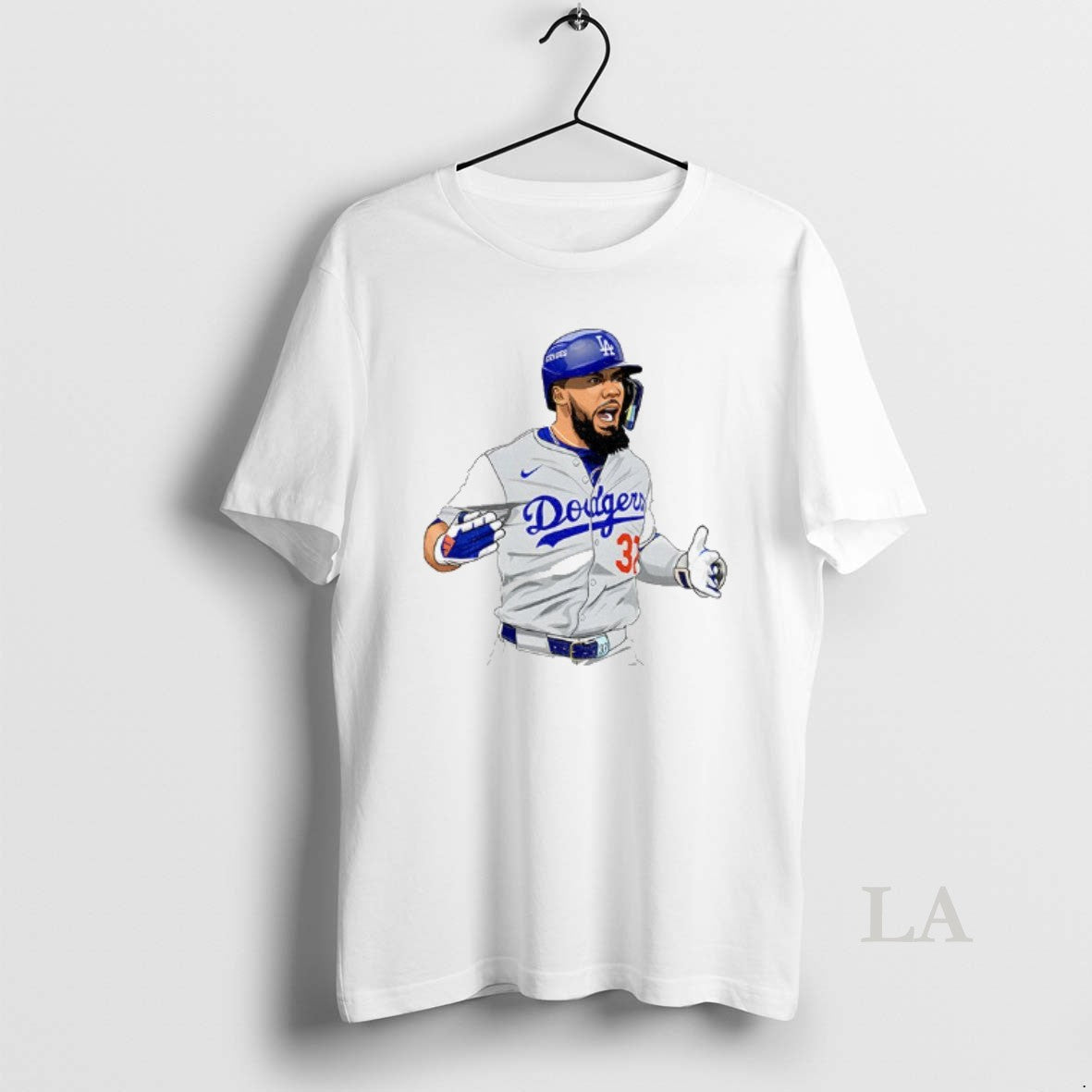 Original Baseball Teoscar Hernandez Dodgers