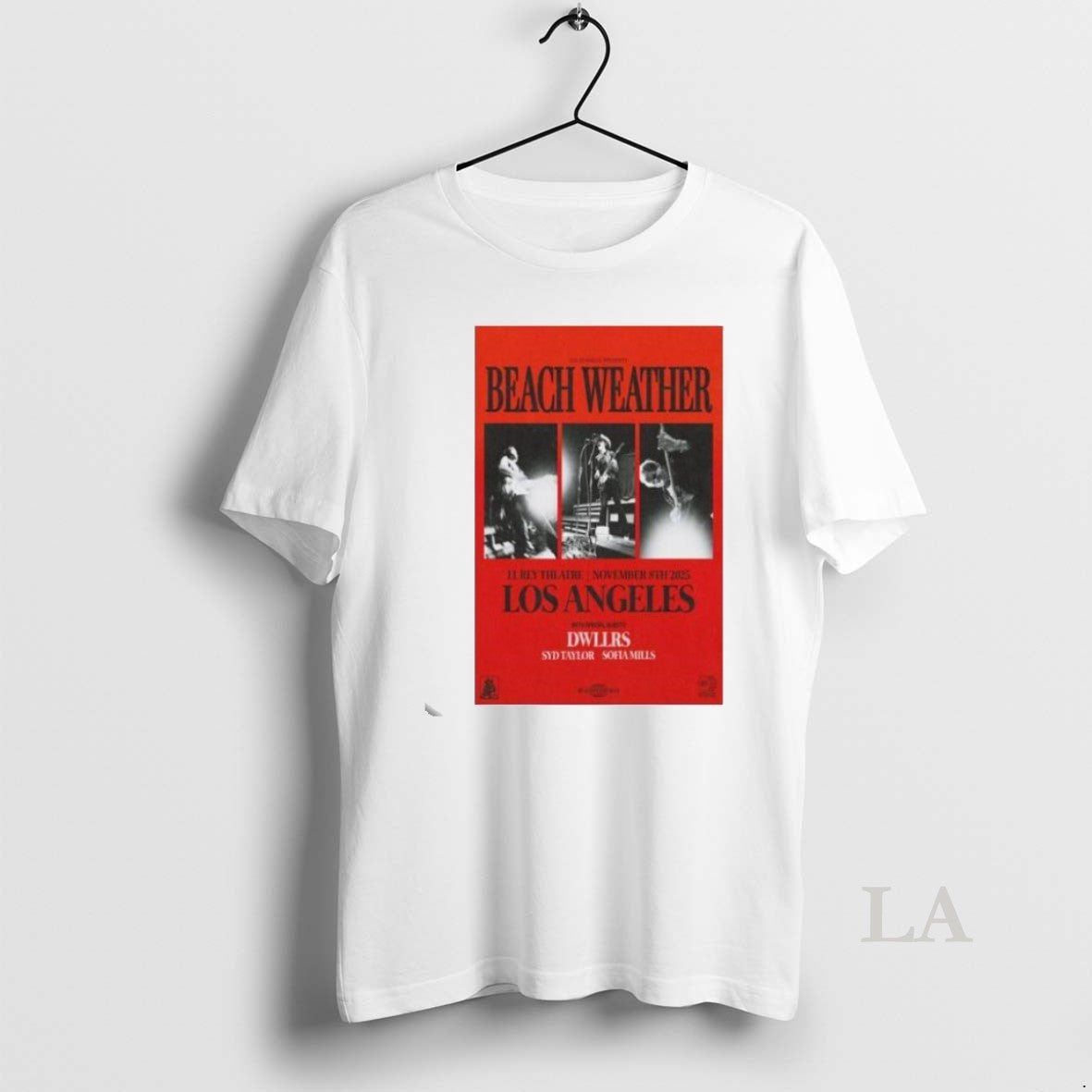 Original Beach Weather Los Angeles Ca November 8 2025 Concert