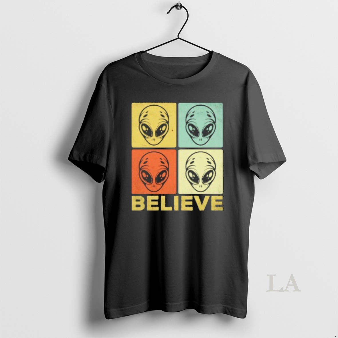 Original Believe Ufo Style With Alien Faces