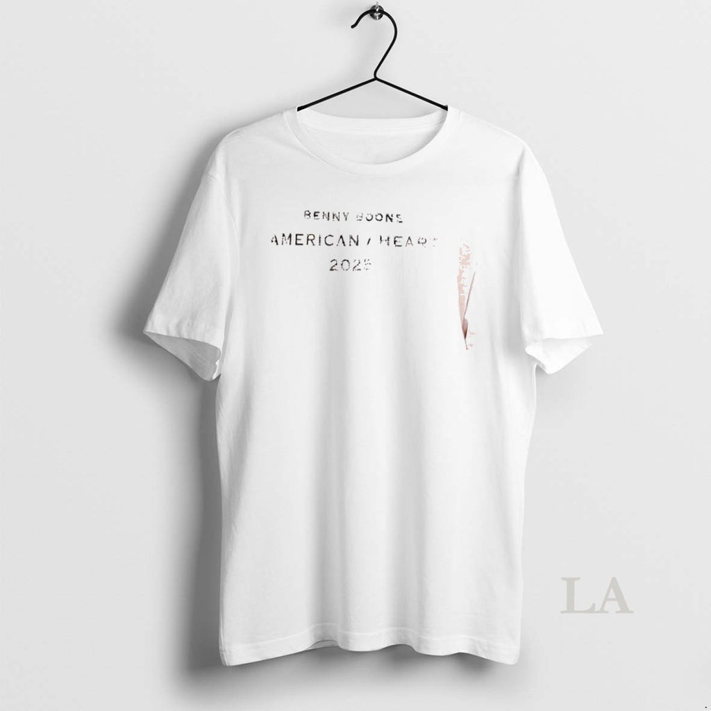 Original Benson Boone Merch American Heart 2025 Distressed