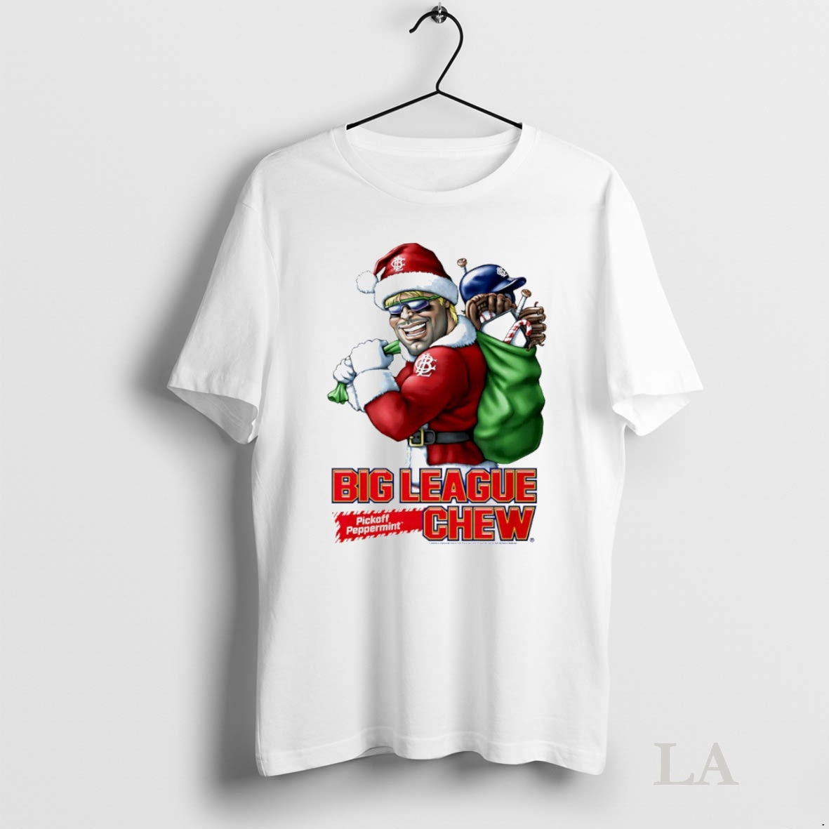 Original Big League Chew Pickoff Peppermint Christmas Circle