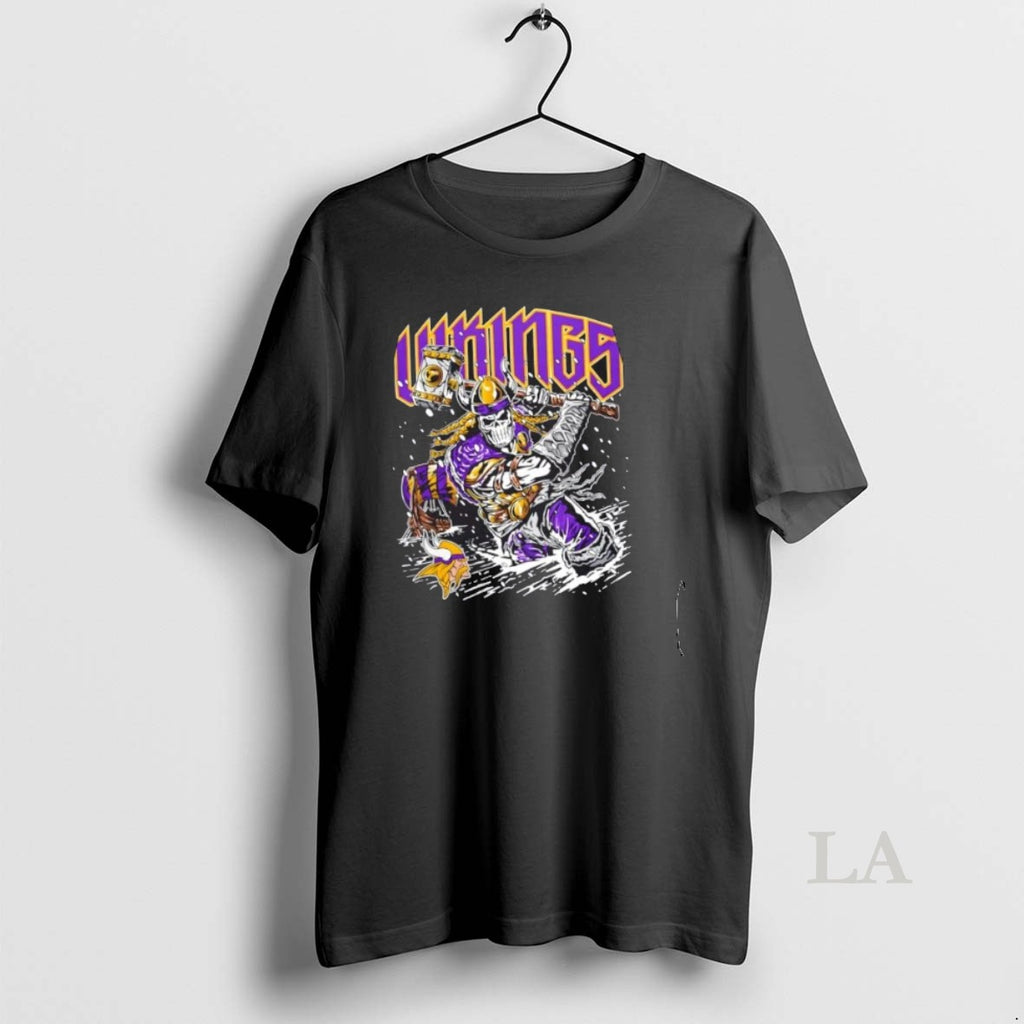 Original Blizzard Minnesota Vikings Football Fire Graphic