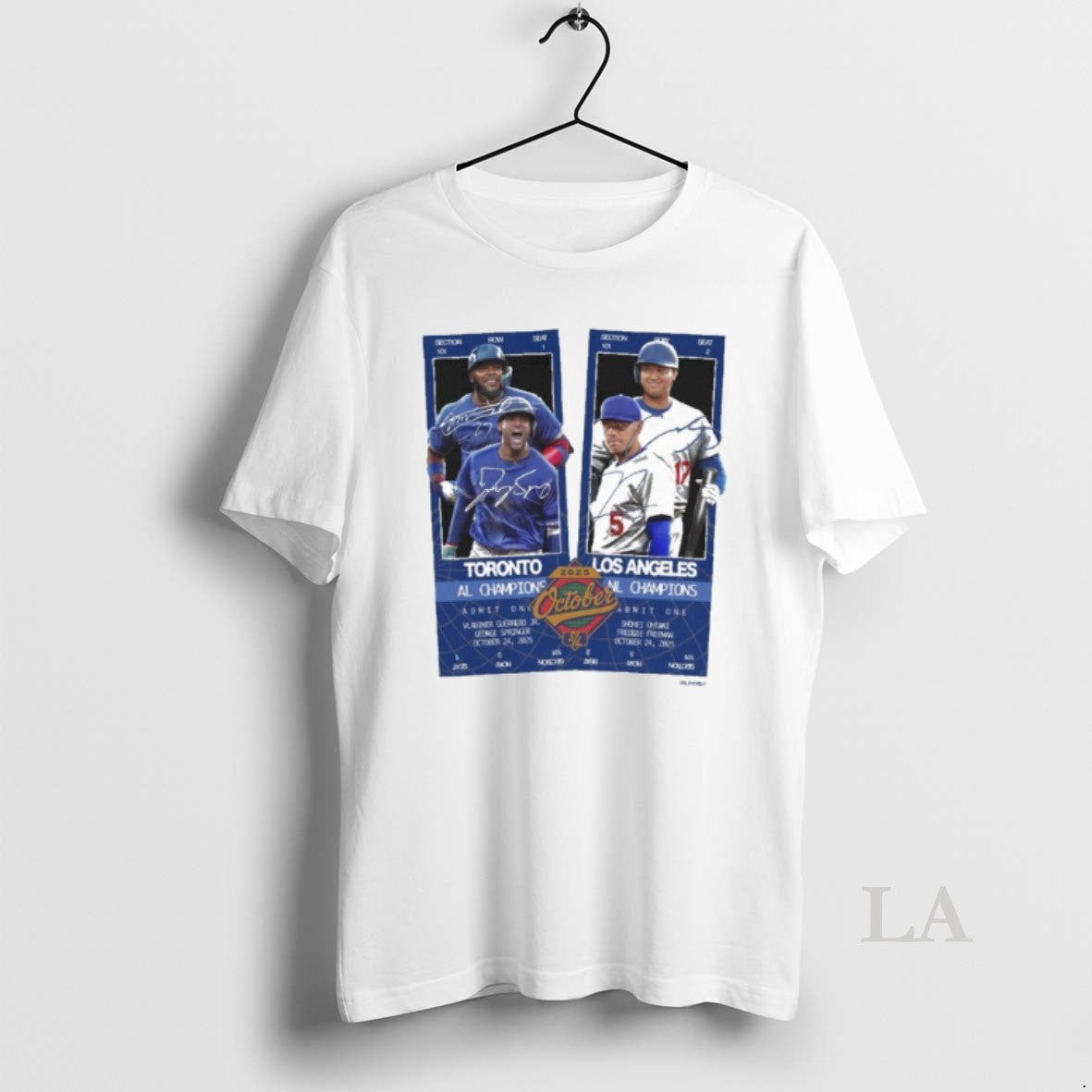 Original Blue Jays Al Champs Vs Dodgers Nl Champs 2025 World Series Matchup