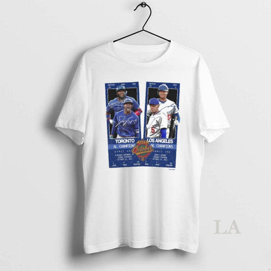 Original Blue Jays Al Champs Vs Dodgers Nl Champs 2025 World Series Matchup