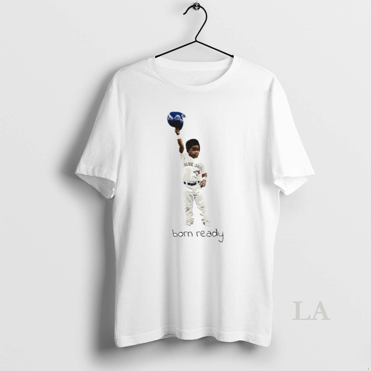 Original Bo Bichette Wearing Born Ready Vladimir Guerrero
