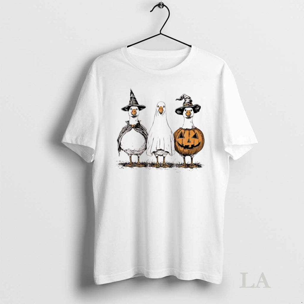 Original Boo Ghost Goose Retro Halloween Logo
