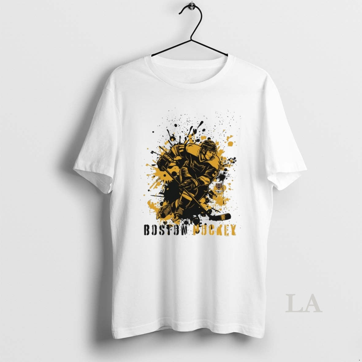 Original Boston Bruins Hockey Splatter Paint 2025