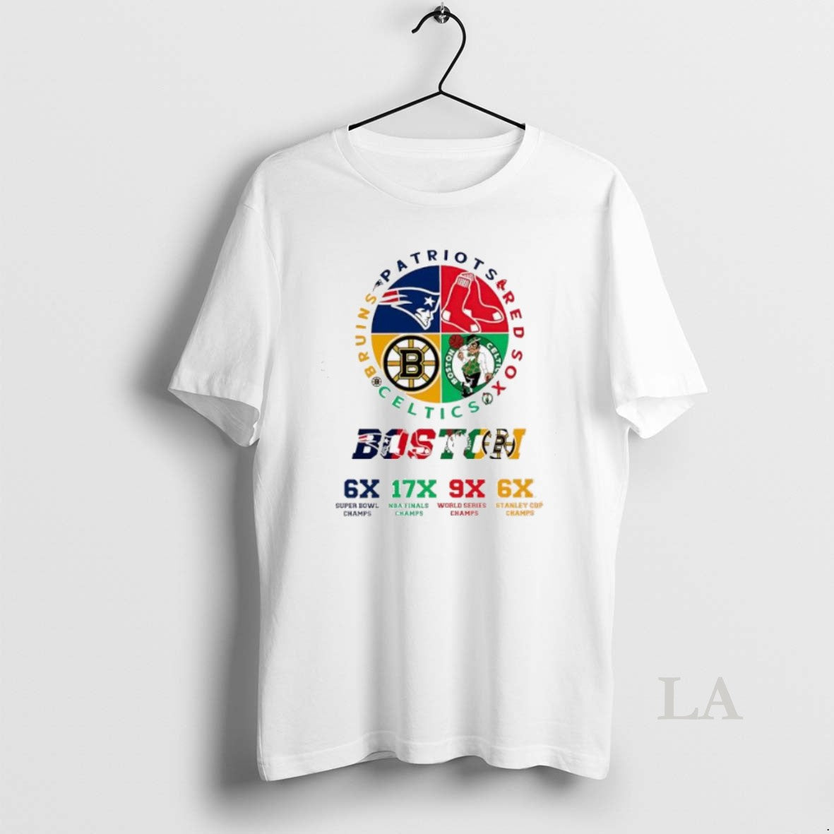Original Boston City Of Champions Sport Team Logo